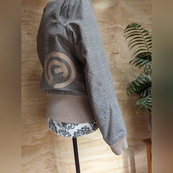 Anky bomber style Plaid Jacket - Picture 5 of 13